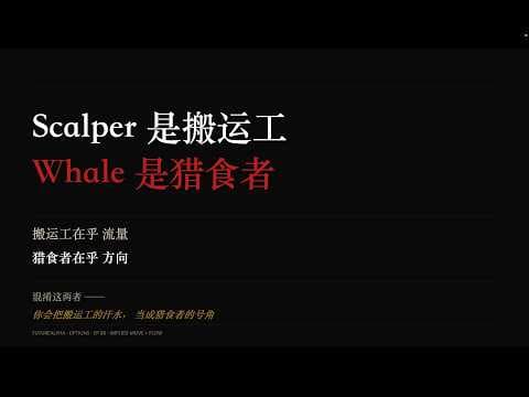 期权大单别乱跟：Implied Move + Flow 解读，如何区分真 Whale 和 Gamma Scalper？