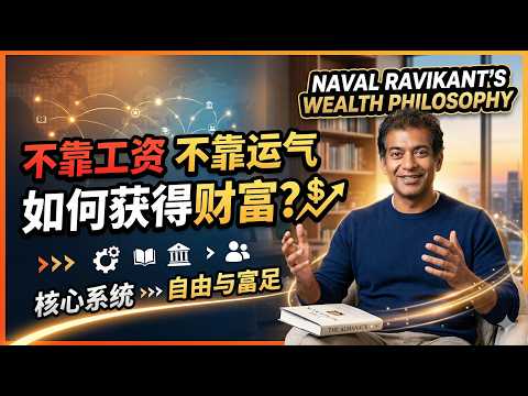 不靠工资 不靠运气 如何获得财富 | Naval Ravikant 财富哲学