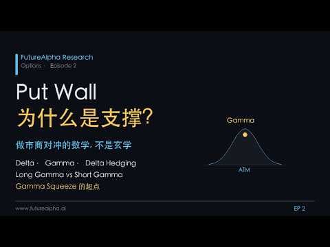 期权｜做市商对冲的数学｜Put Wall 为什么是真支撑, Gamma Squeeze 从哪来 | Ep 2